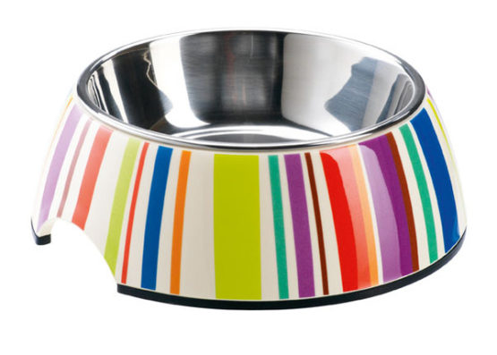 Hunter Melamin Napf Stripes