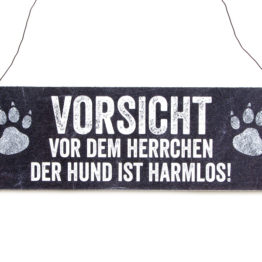 shabby-vintage-schild-dekoschild-tuerschild-vorsicht-vor-dem-herrchen-der-hund-ist-harmlos