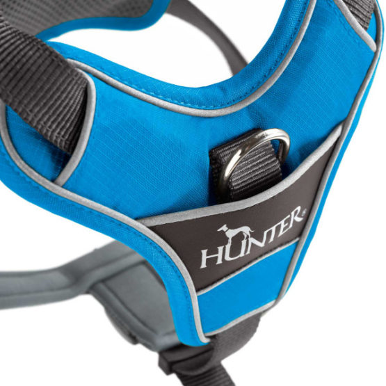 Hunter Geschirr Divo - hellblau/grau – Bild 2