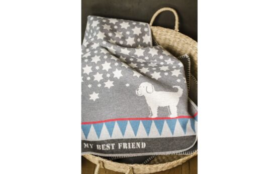Hundedecke XMAS 2020 "Best Friend Sterne" von David Fussenegger