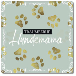 interluxe-metallschild-20x20cm-traumberuf-hundemama-lustiges-schild-mit-hundespruch-hundedeko-hundeschild