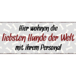 interluxe-metallschild-hier-wohnen-die-liebsten-hunde-der-welt-dekoratives-schild-tuerschild-blechschild-als-geschenk-fuer-menschen-mit-hund