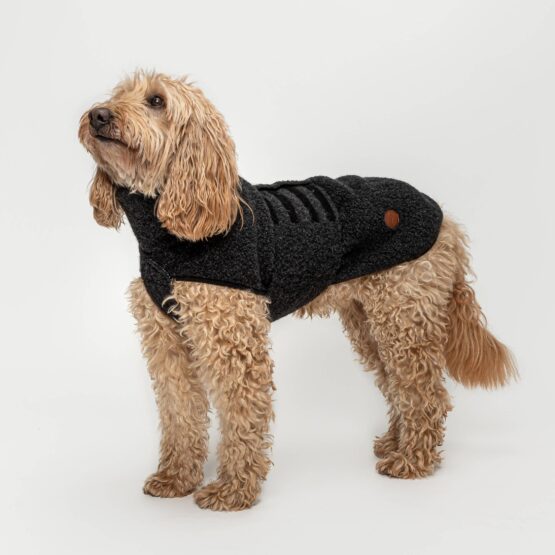 Cloud7 Hundepullover Derby Bouclé Anthra – Bild 5