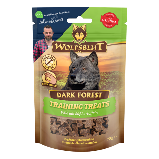 Wolfsblut Training Treats Dark Forest - Wild und Süßkartoffel 70g