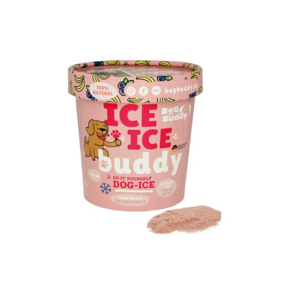 BeGBuddy Eis für Hunde mit Banane und Blaubeere, 66 g