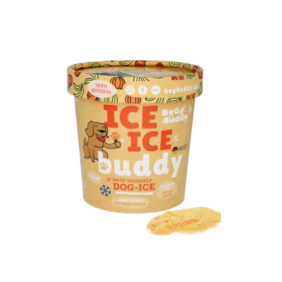 BeGBuddy Eis für Hunde mit Kürbis und Banane, 66 g