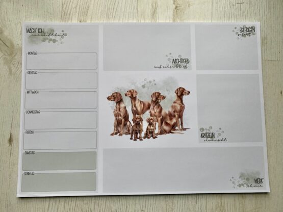 Unikate Hands4paws e.V. - Schreibtischunterlage DinA2